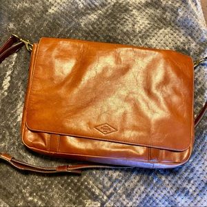 Fossil Laptop Leather Bag